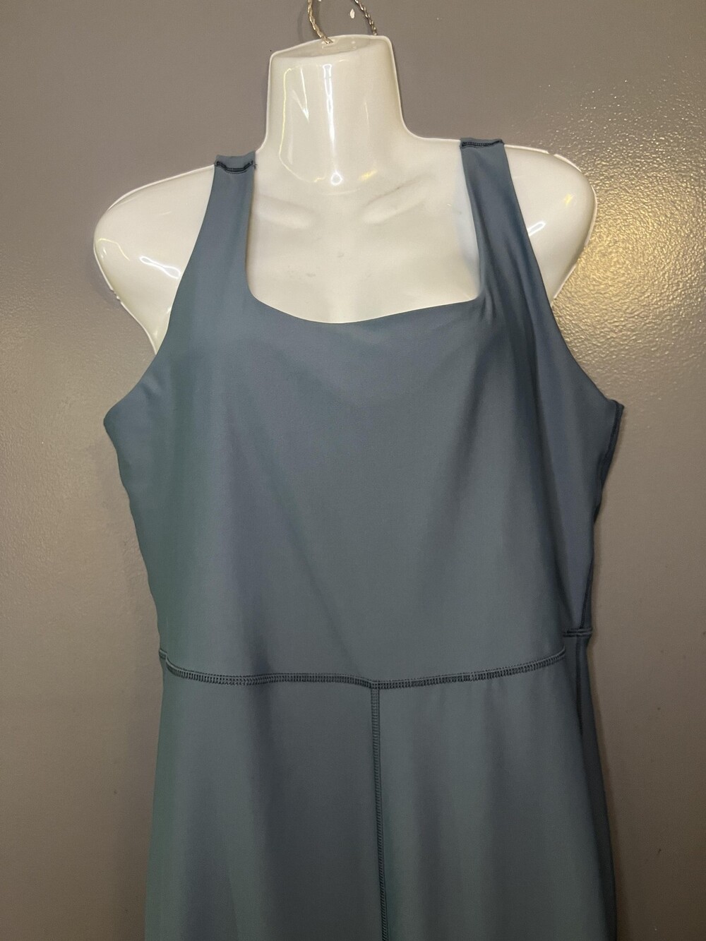 Old Navy Active Powersoft Jumpsuit Womens XL Blue Scoop Neck Go-Dry Athletic